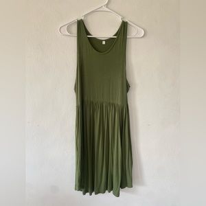Cute, casual hunter green cotton dress, with pockets 😍